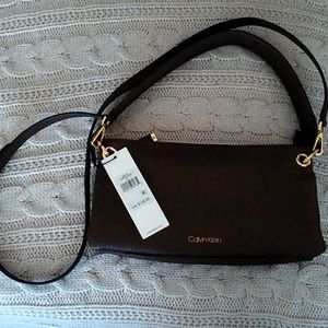 Calvin Klein Leather bag crossbody/shoulder bag